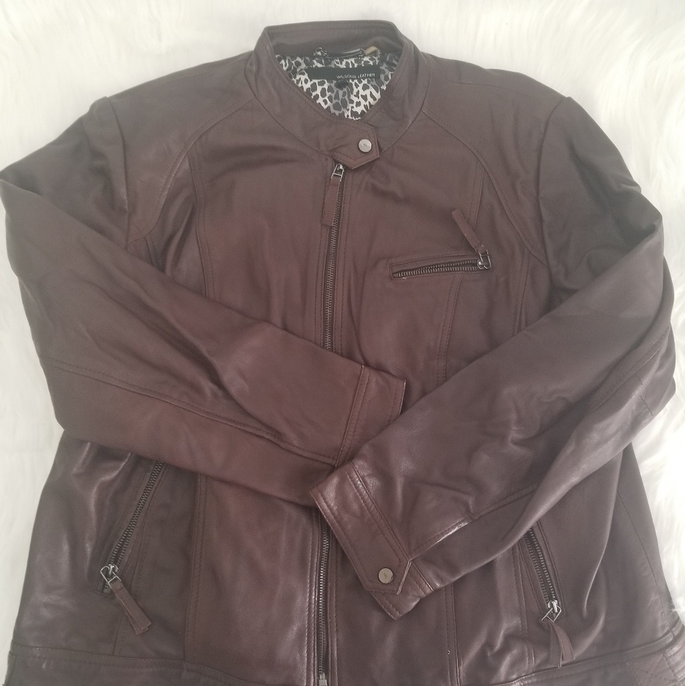 Leather jacket